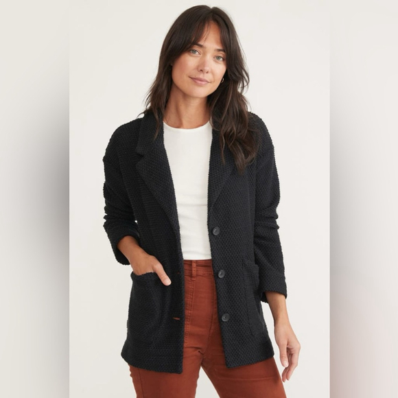 Marine Layer Jackets & Blazers - Marine Layer Bird's Eye Notch Lapel Blazer
Marine Layer NWOT